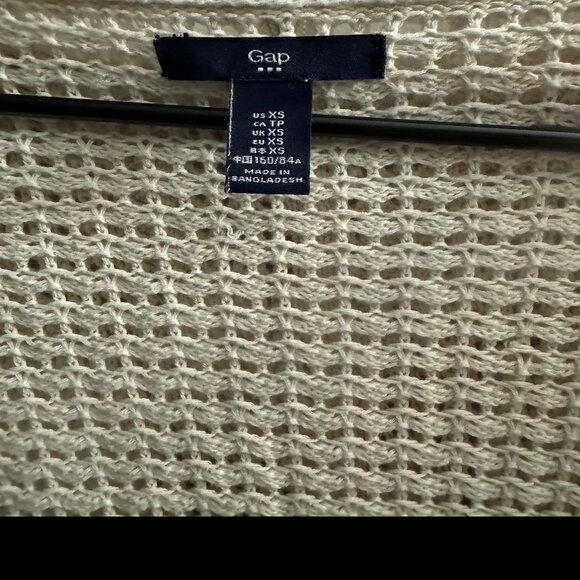 Gap - Oversized Hooded Open Weave Knit Sweater - Picture 3 of 3